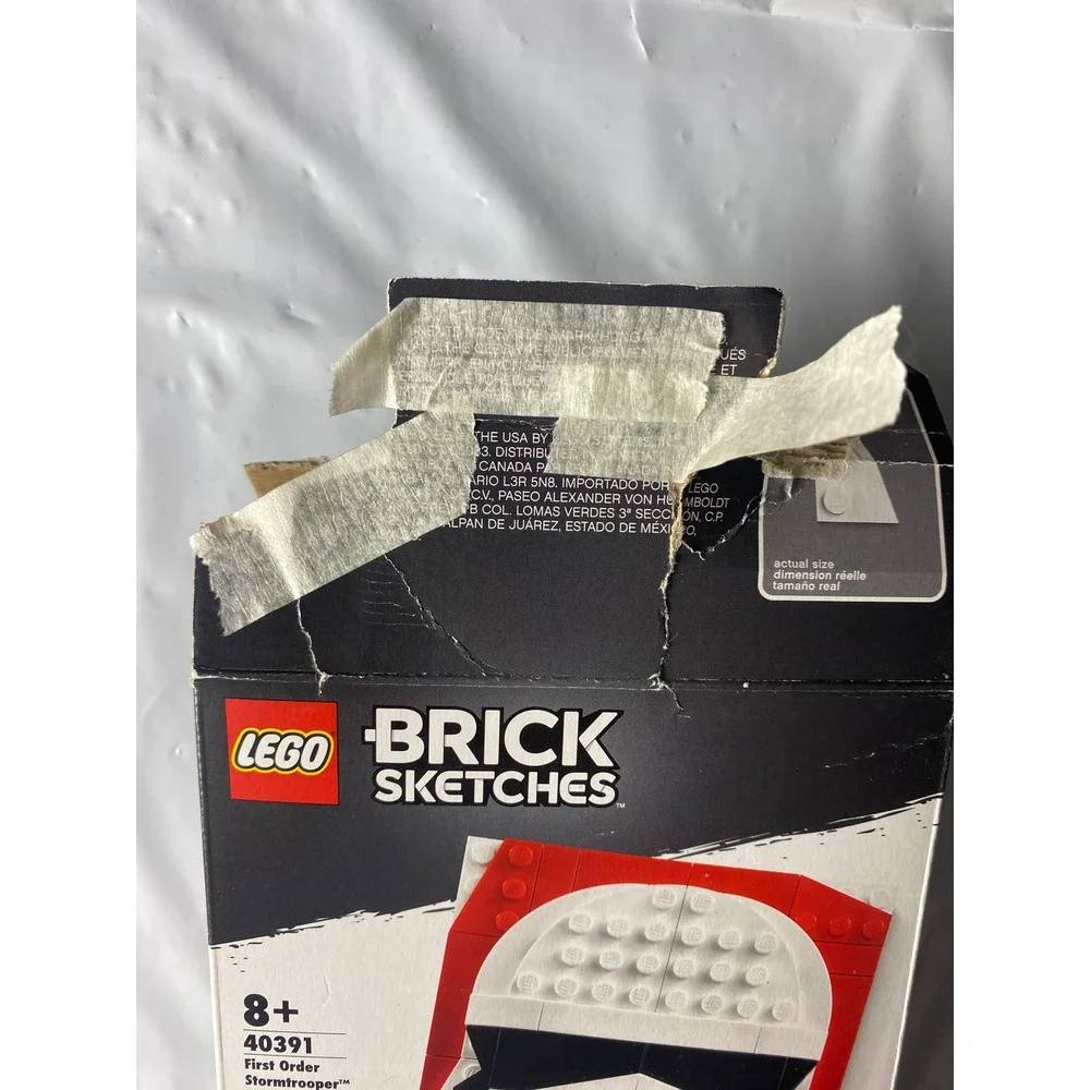 LEGO Star Wars Brick Sketches 40391 First Order Stormtrooper Built Box - Picture 8 of 12